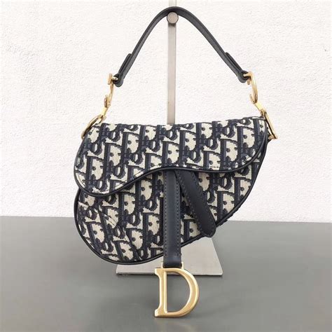 dior mini saddle bag blue dior oblique jacquard women|Mini Saddle Messenger Bag with Flap Navy Blue Dior Oblique .